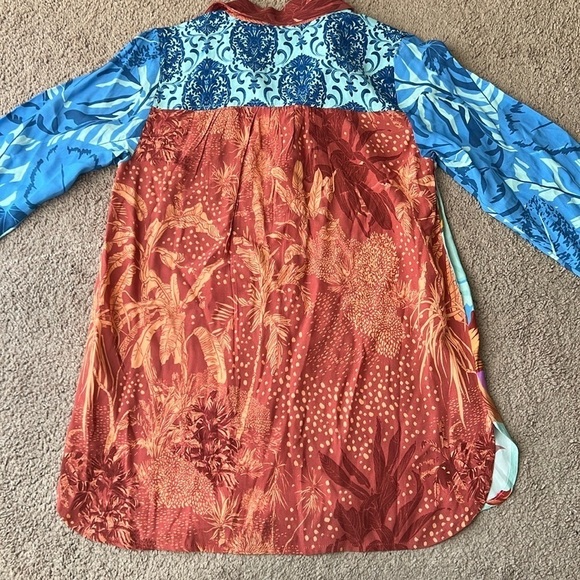 NWT Soft Surroundings Hermosa Tunic Button Up Shirt - Picture 4 of 10